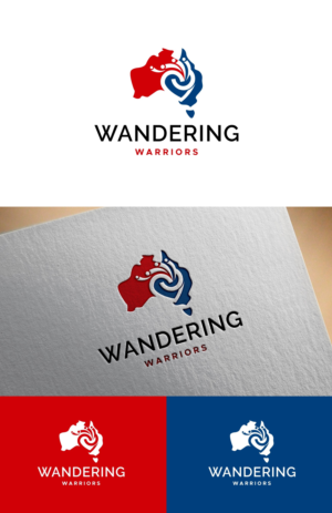 First line is ‘Wandering Warriors’ and the second line is ‘Saluting their sacrifice’. May choose to omit the tag line all together. | Design de Logo par ZeneFashions