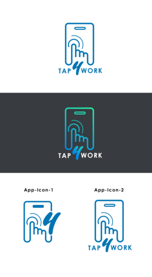 Tap4worK | Logo Design by Dhaneesh