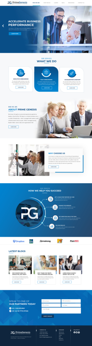 Web Design par Blue Sparrow pour ce projet | Design : #27122332