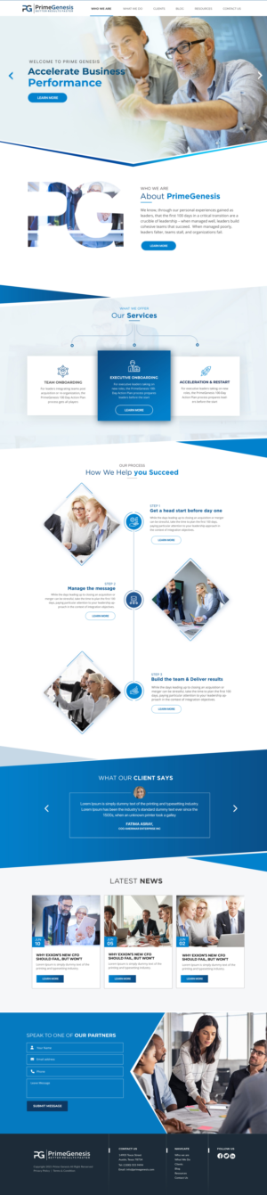 Web Design by Blue Sparrow for this project | Design: #27129218