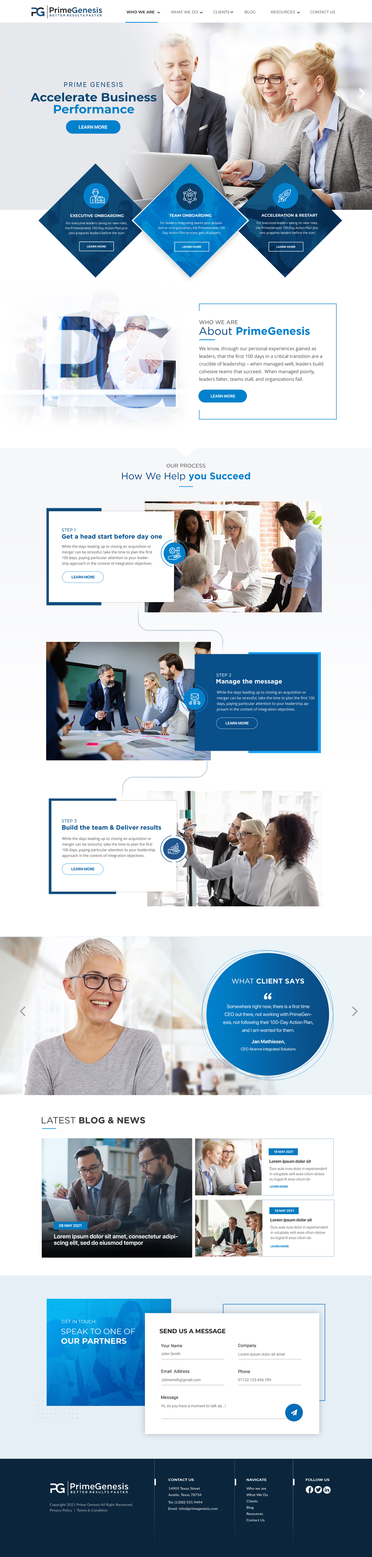 Web Design by Blue Sparrow for this project | Design: #27129219