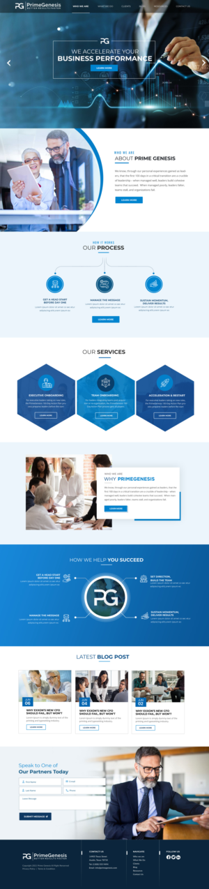 Web Design by Blue Sparrow for this project | Design: #27129512