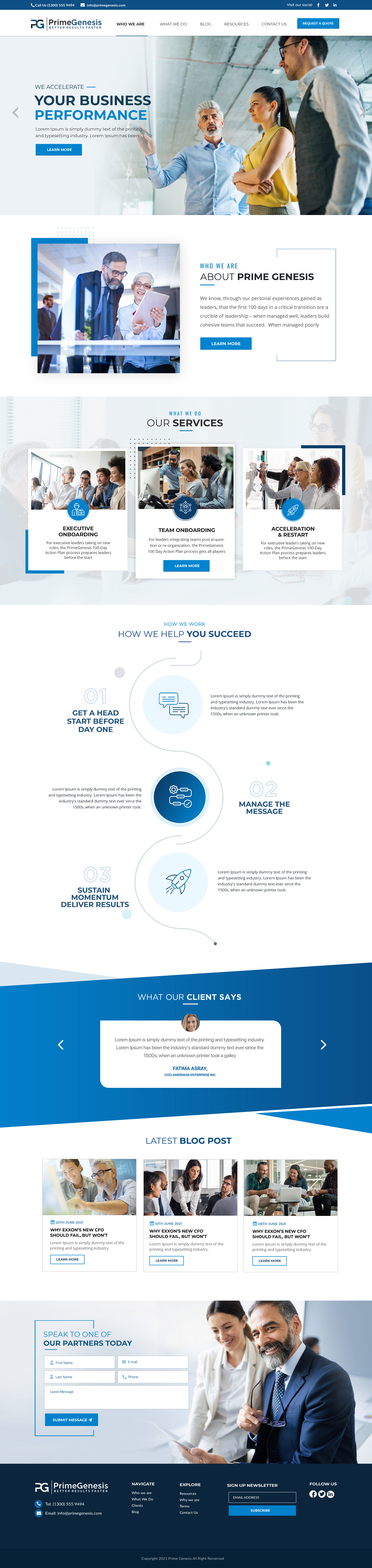 Web Design by Blue Sparrow for this project | Design #27143643