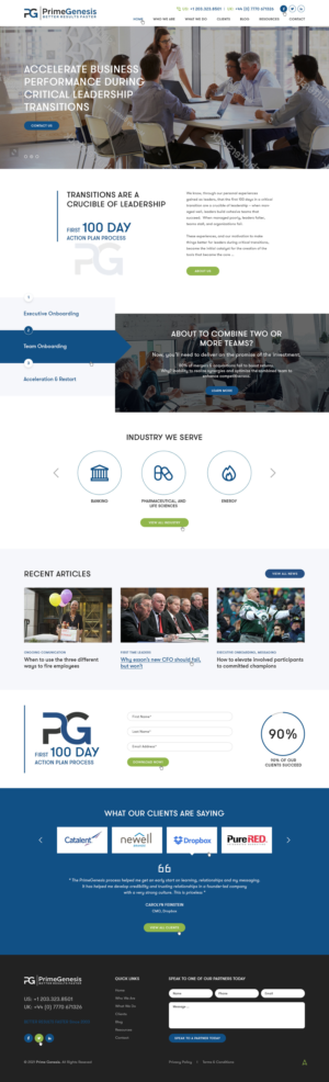 New Corporate website more focused on funnel and great design | Web Design by Ved Web Services