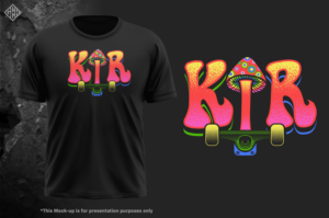 Skateboard brand T-shirt designs | Diseño de Camiseta por gekgrfx