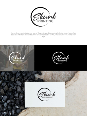 Skunk or Skunk Printing | Logo Design by Apple Dsigner