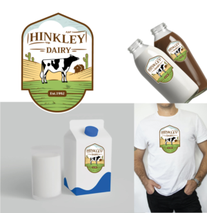 Hinkley Dairy / Est. 1992 | Design de Logo par AbhishekkM'24