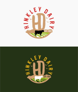 Hinkley Dairy / Est. 1992 | Logo-Design von Rajiv Kumar