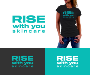 RISE with you skincare | Logo Design by rdlsantos