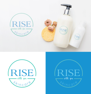 RISE with you skincare | Logo Design by u2square
