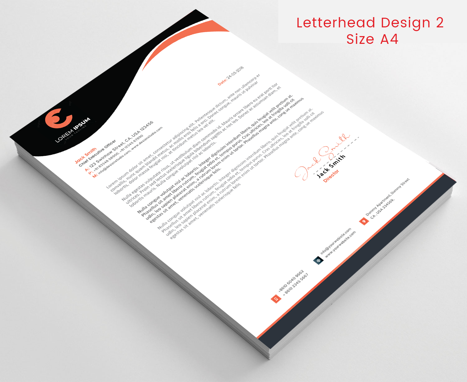 Letterhead Design by Expert Designer for this project | Design #27119441