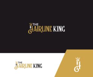 The Hairline King | Logo Design by ecorokerz