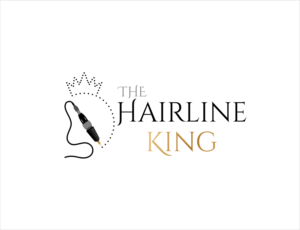 The Hairline King | Logo Design by BNdesigner