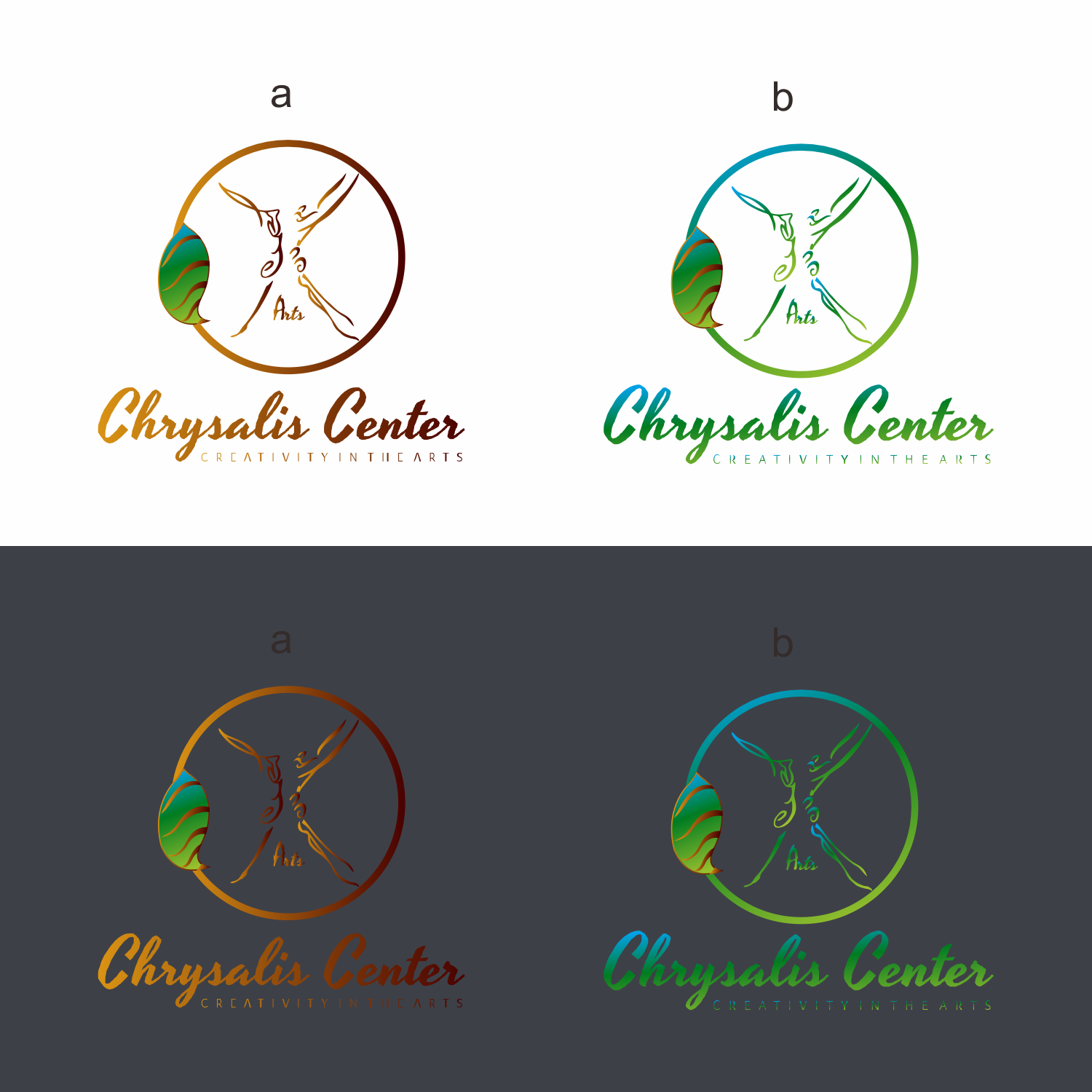 Logo Design by catrline for The Chrysalis Center for Creativity in the Arts | Design #27144508