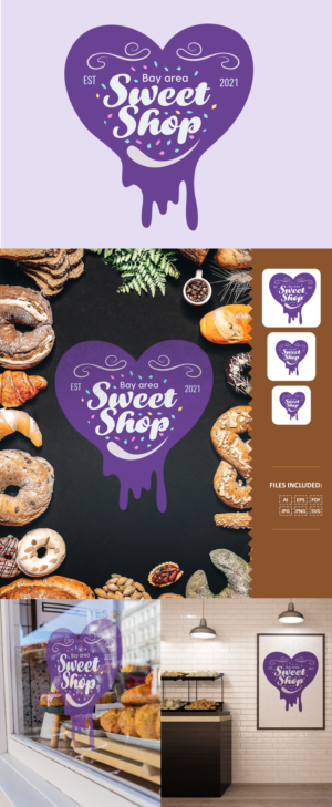 Bay Area Sweet Shop | Logo Design by Graphicsbox