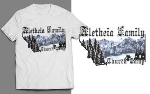 Family Church Camp  - Aletheia Christian Fellowship | Design de T-shirt par SAI DESIGNS