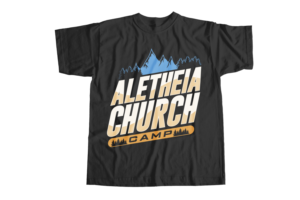 Family Church Camp  - Aletheia Christian Fellowship | Design de T-shirt par Vallerie L.