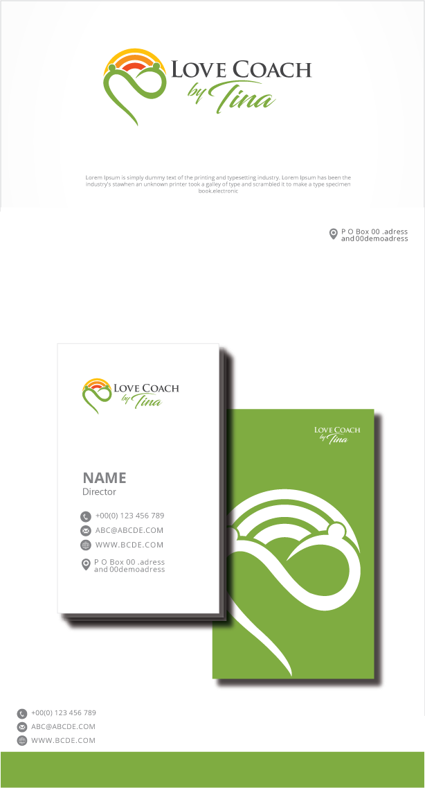 Logo Design by graphicevolution for Love Coach by Tina | Design #27120815