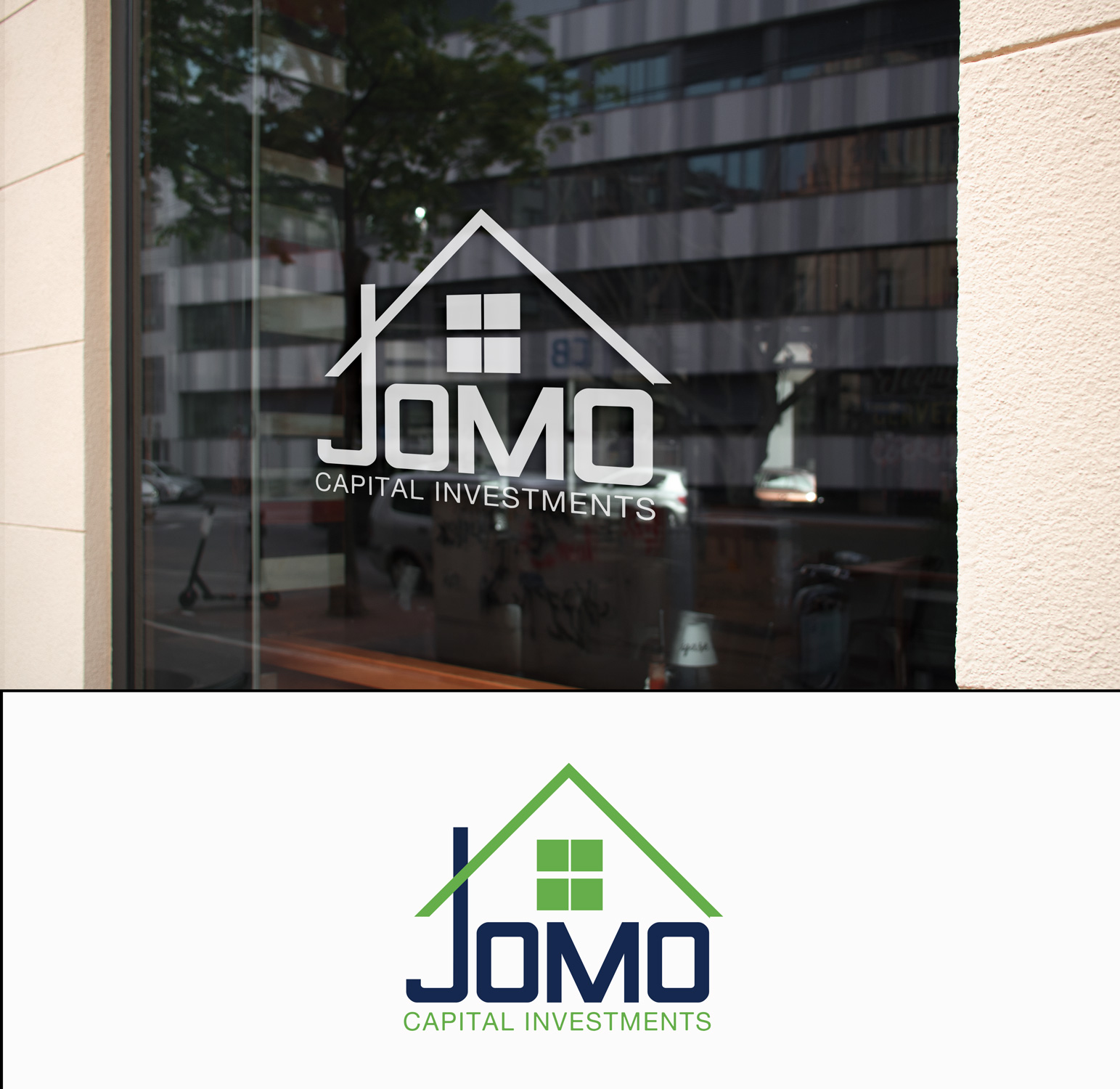 Diseño de Logo por u2square para JOMO Capital Investments  | Diseño #27121396