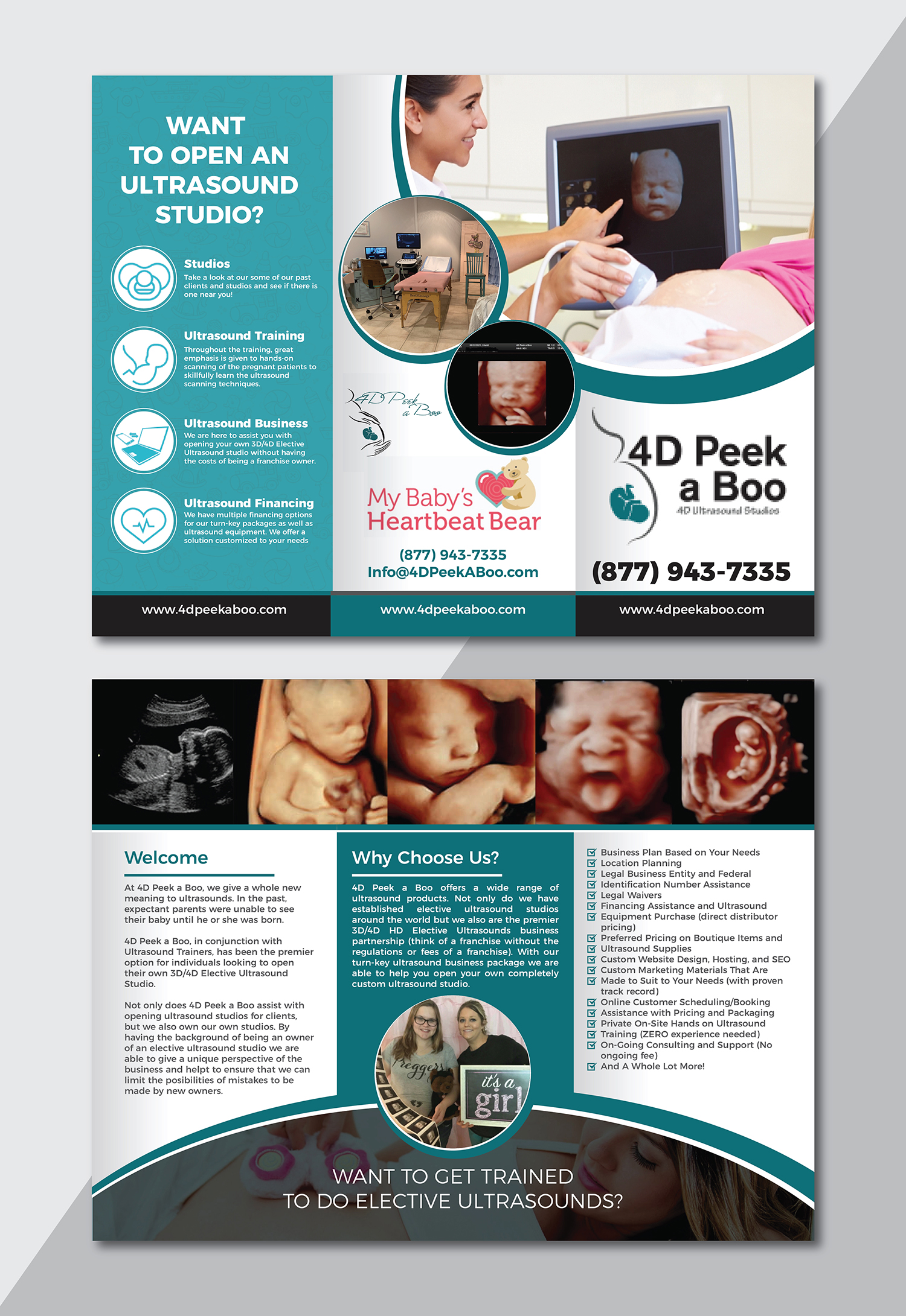 Brochure Design by Deziners Zone for 4D Peek a Boo of Pace  | Design #27121619