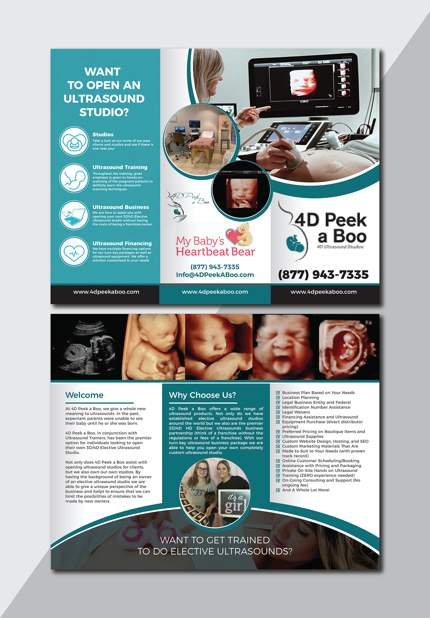 Brochure Design by Deziners Zone for 4D Peek a Boo of Pace  | Design #27141547