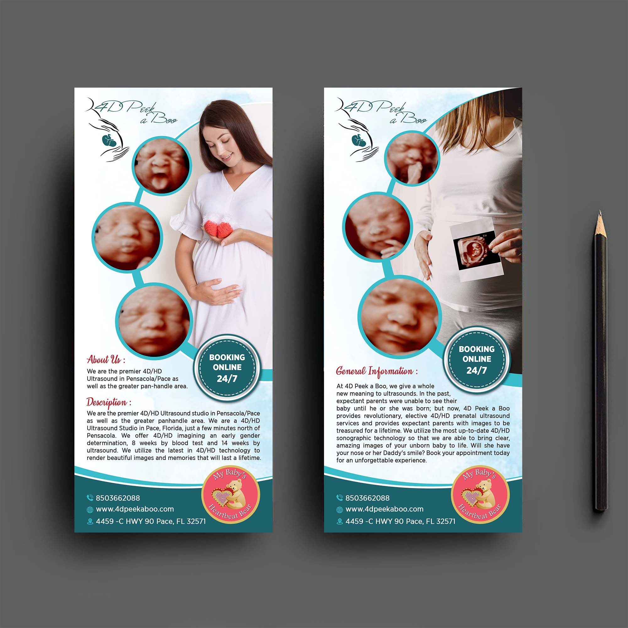 Brochure Design by GraphicsGuru for 4D Peek a Boo of Pace  | Design #27137546