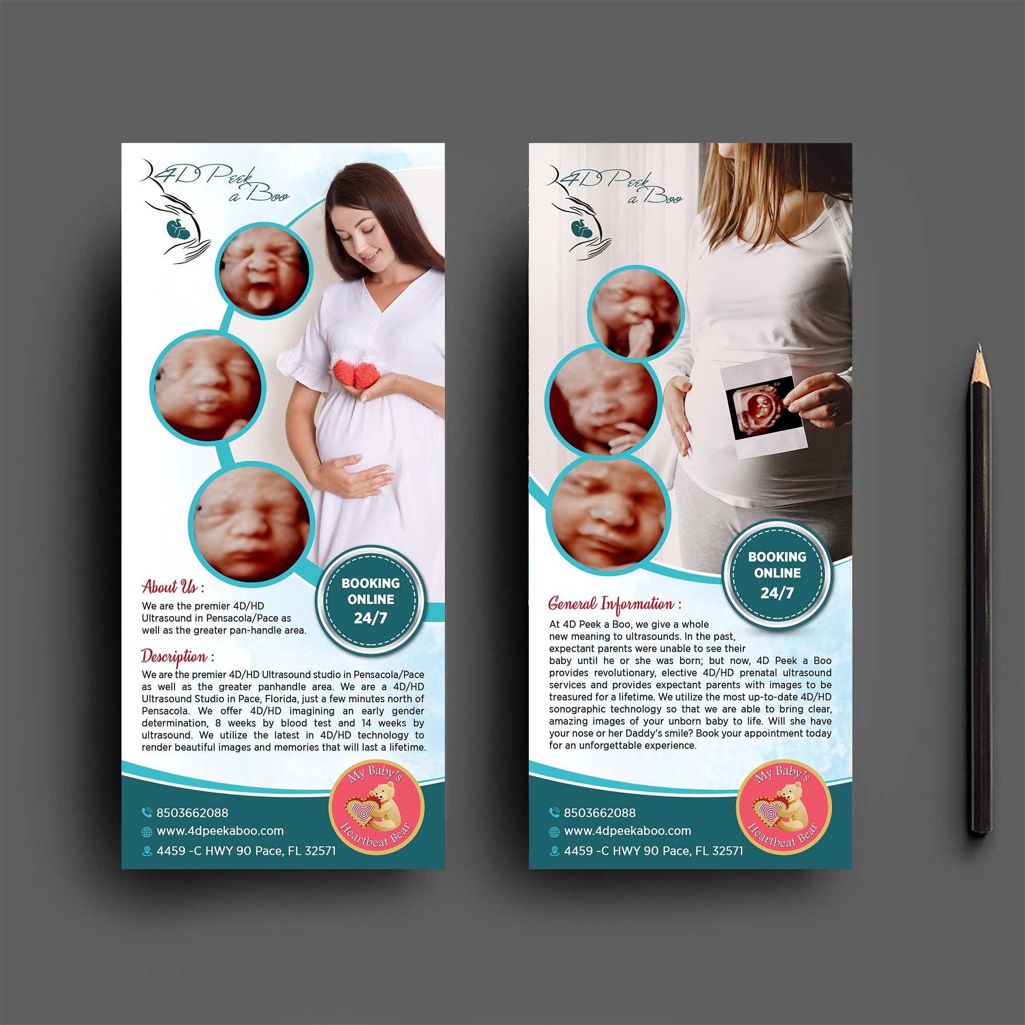 Brochure Design by GraphicsGuru for 4D Peek a Boo of Pace  | Design #27137614