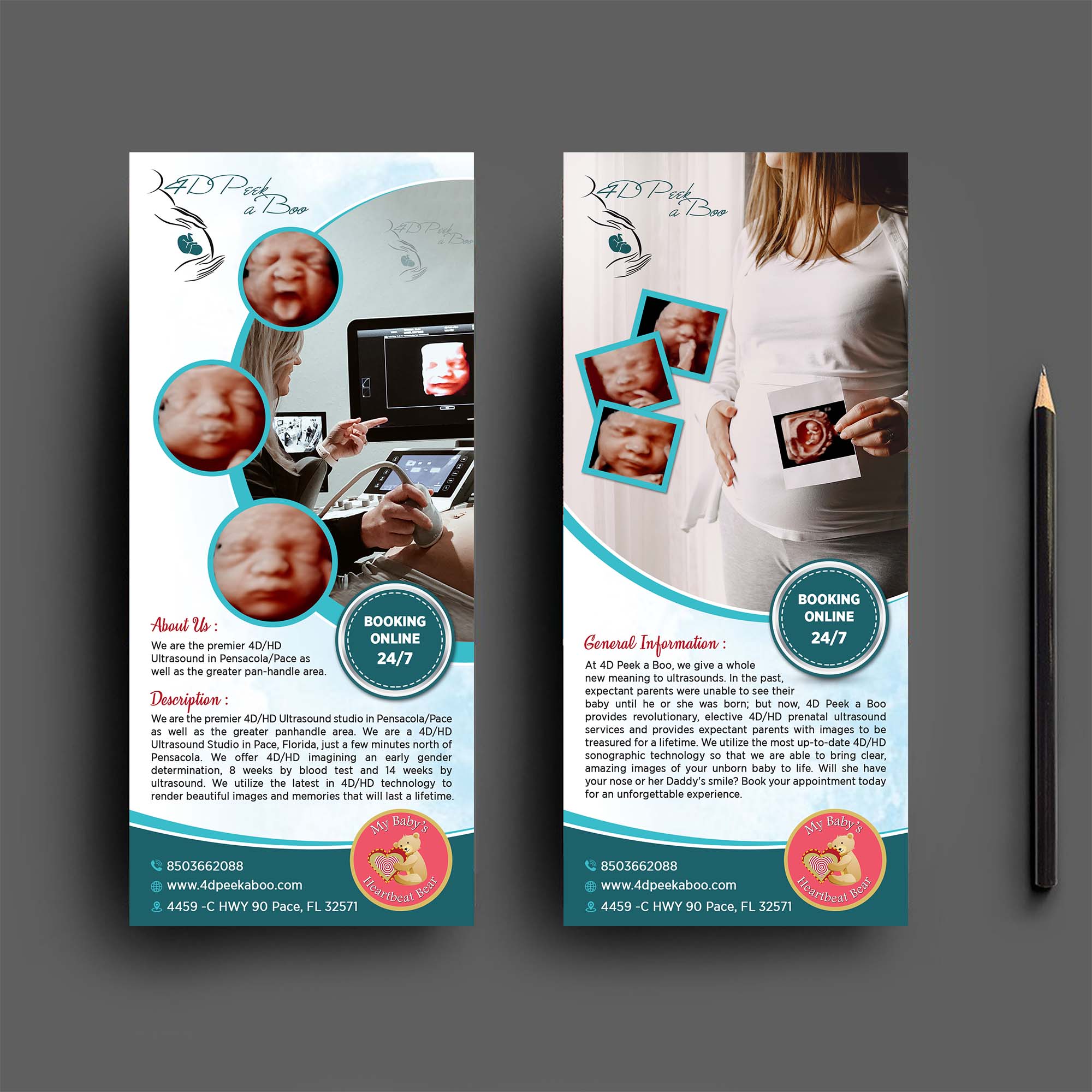 Brochure Design by GraphicsGuru for 4D Peek a Boo of Pace  | Design #27138027