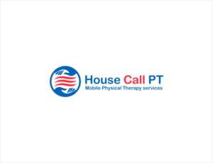 House Call PT/ we are partial to red and blue | Logo Design by BNdesigner