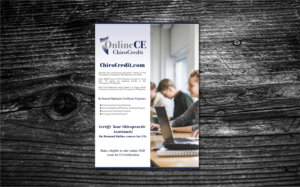 ChiroCredit full page advertisement | Design de Flyer par Bear Studio