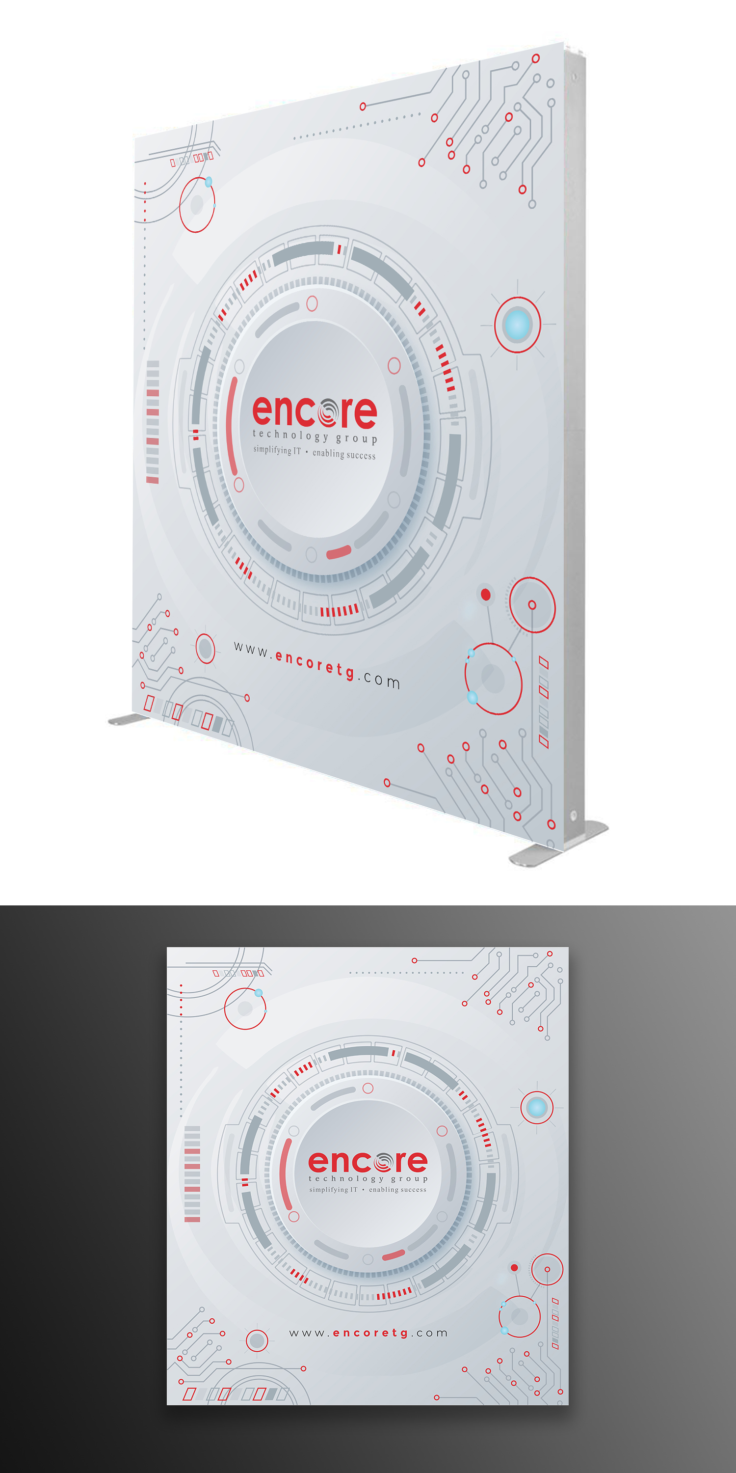 Trade Show Booth Design by ecorokerz for Encore Technology Group | Design #27131727
