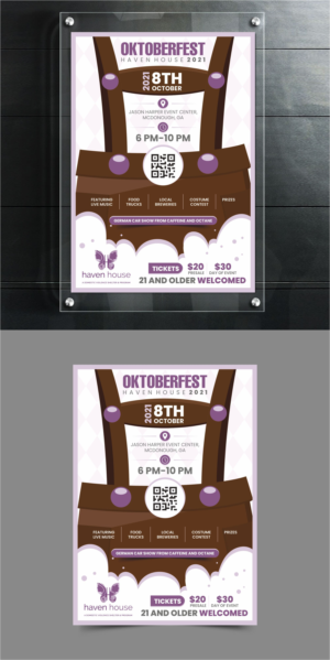 Haven House Oktoberfest 2021 | Poster-Design von Fat Bat Man