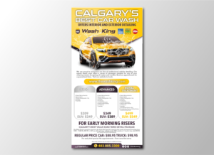 Wash King August Newspaper Ad - Newspaper design | Grafik-Design von Bear Studio