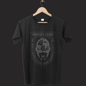 Diseño de Camiseta por O_O NIZAL O_O para Nsomnia Games LLC | Diseño: #27127521