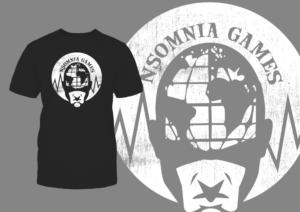 Diseño de Camiseta por BLESS-IDN para Nsomnia Games LLC | Diseño: #27124791