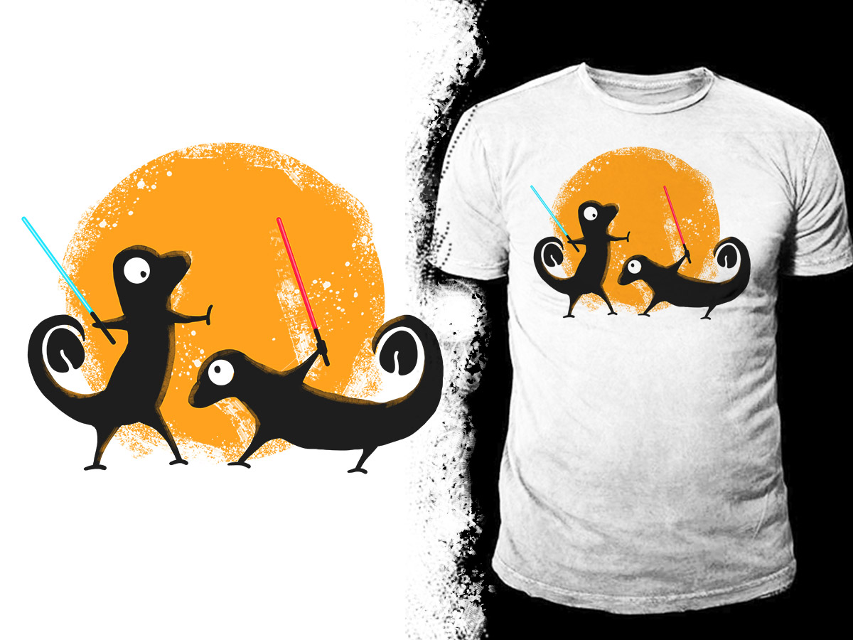 T-Shirt-Design von Falih A für Golden Gecko Coffee | Design #27152660