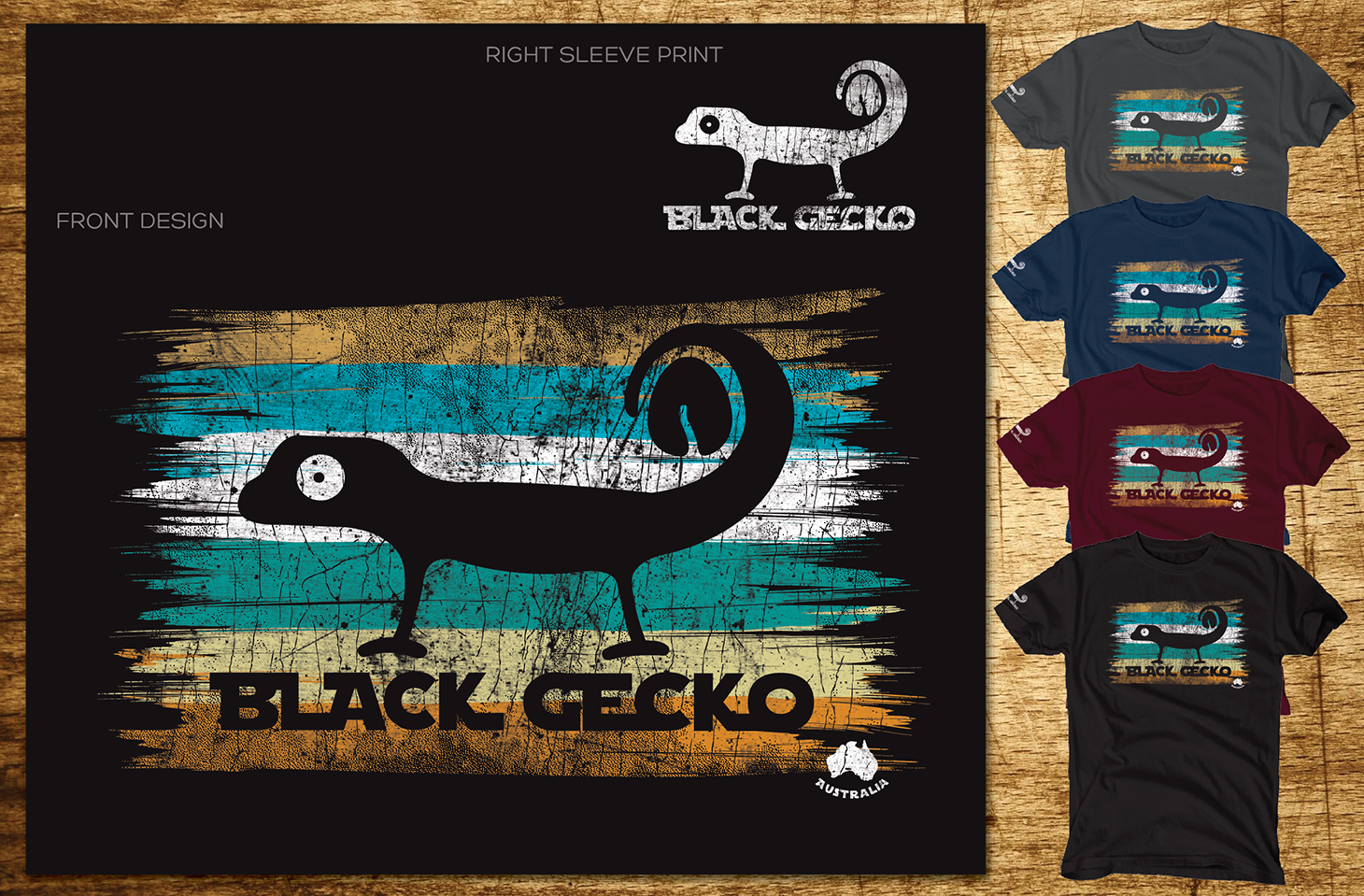 T-shirt Design by CoffeeBreak88 for Golden Gecko Coffee | Design #27150715