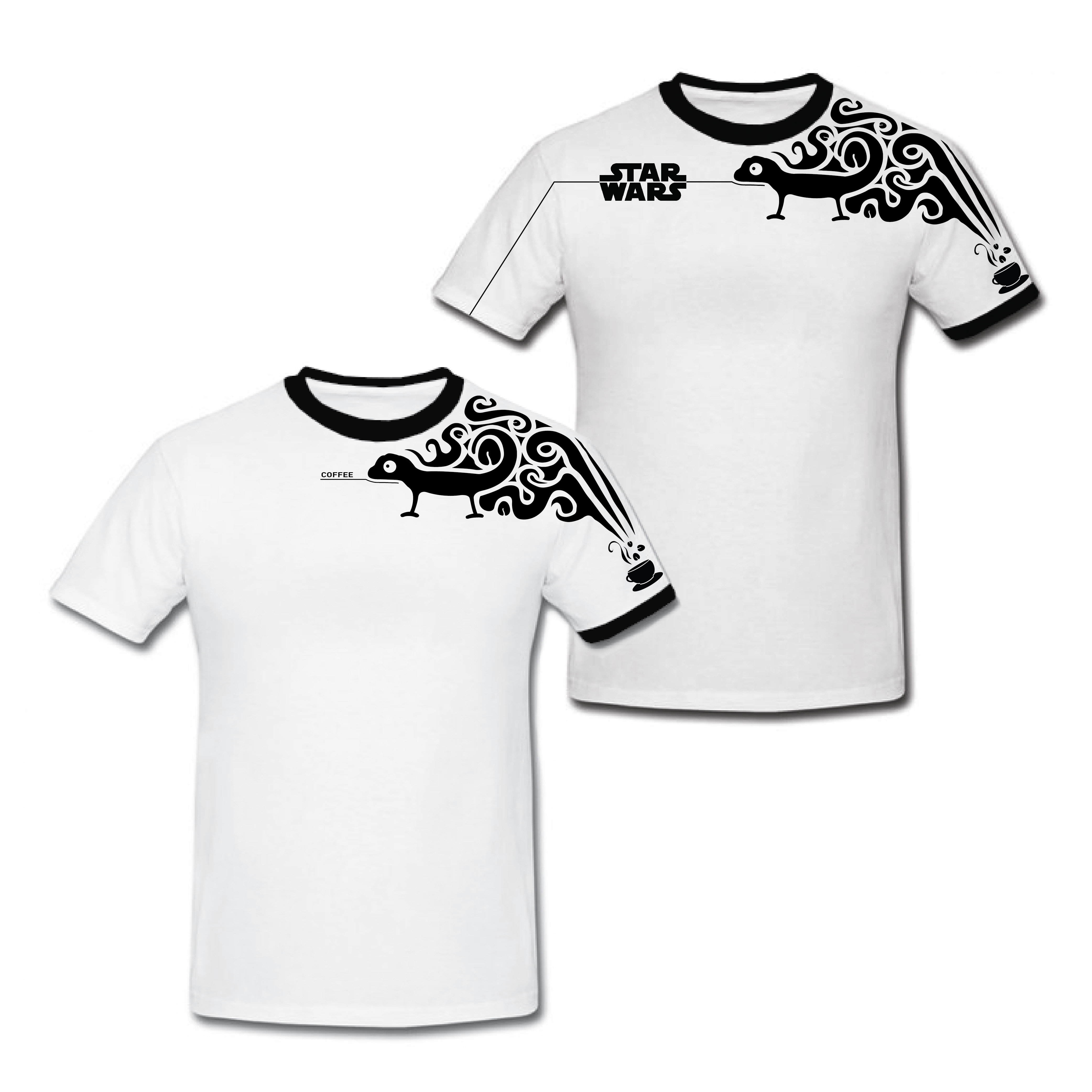 T-shirt Design by MarRNT for Golden Gecko Coffee | Design #27147500