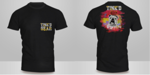 INK'D-GEAR LLC needs an American Tradition or Graffiti style T-Shirt of our English Bulldog! | T-shirt Design by Kero