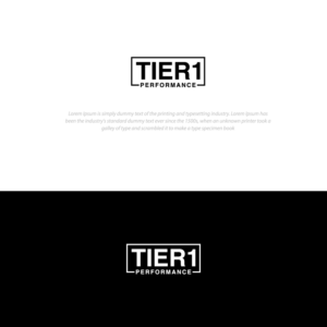 Logo Design by R.design for Tier1Performance | Design: #27124278
