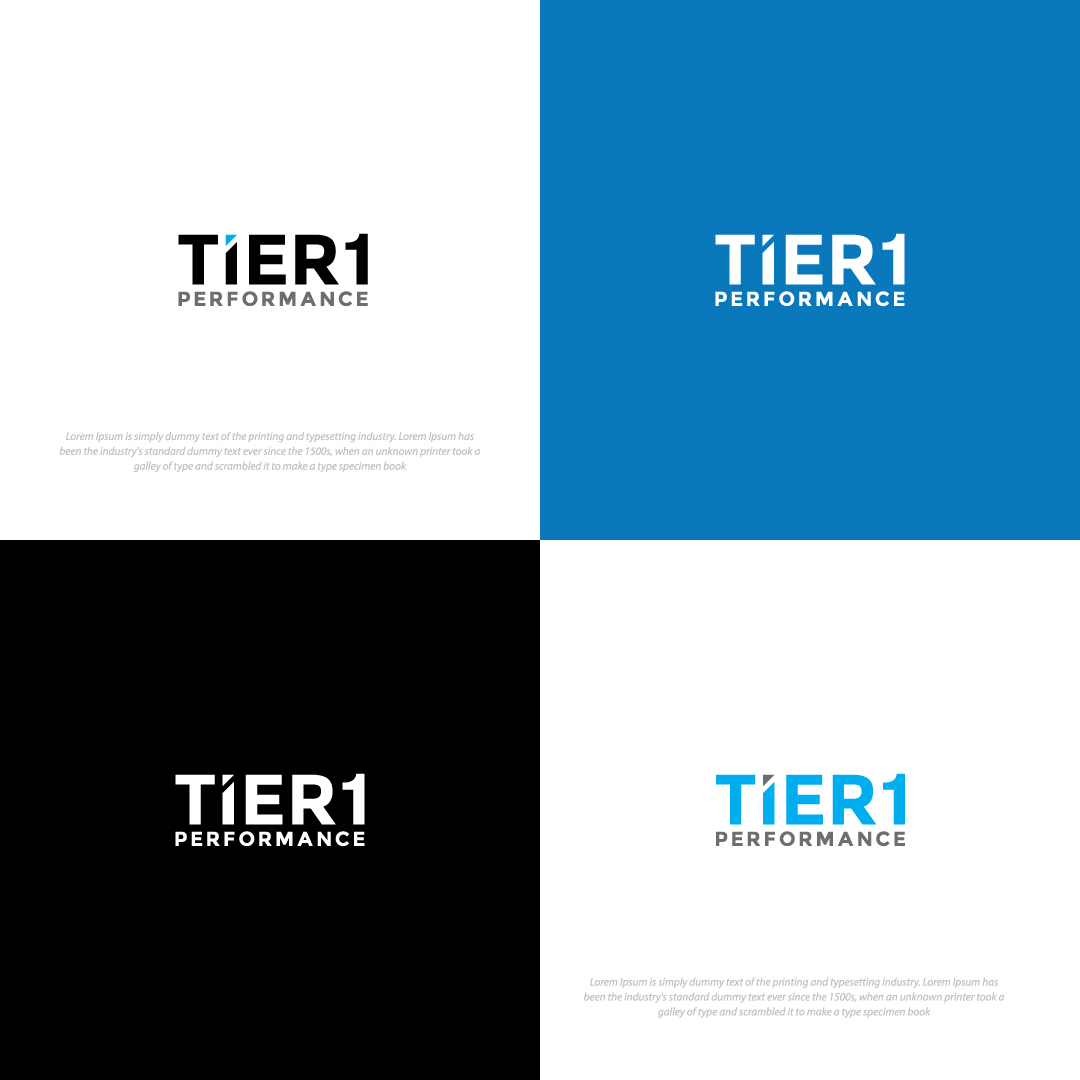 Logo Design by R.design for Tier1Performance | Design #27127393