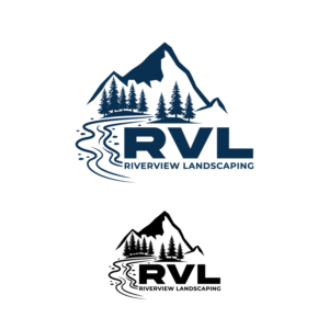 RVL (largest) and in small font Riverview Landscaping | Logo Design by Graphic Bricks