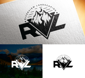 RVL (largest) and in small font Riverview Landscaping | Logo Design by step forward 2