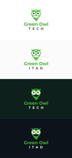 Logo Design by Omee for Green Owl Tech Recycling | Design: #27141225