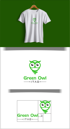 Logo Design by dclawstudio for Green Owl Tech Recycling | Design: #27128260