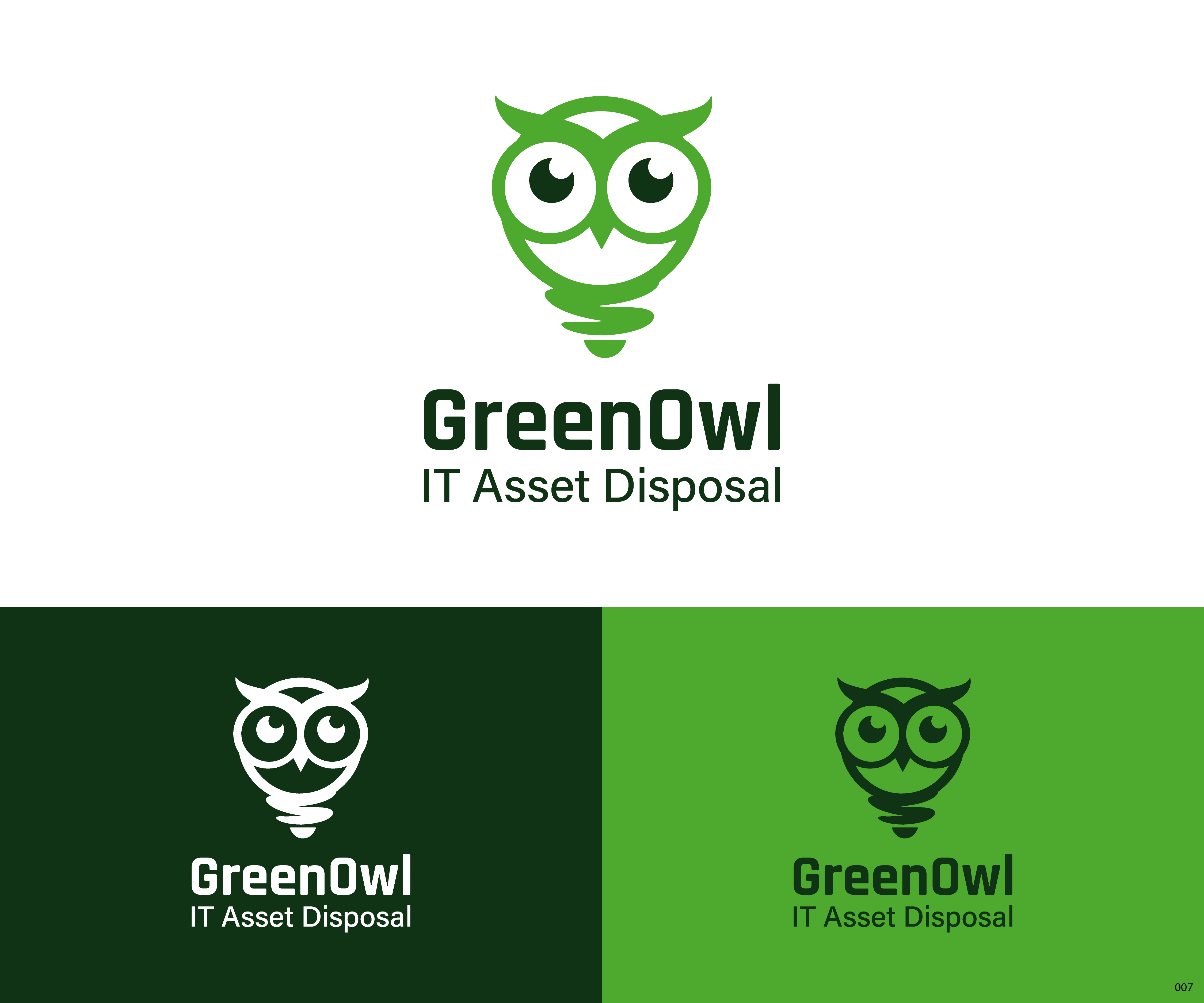 Design de Logo par jnh pour Green Owl Tech Recycling | Design #27158662
