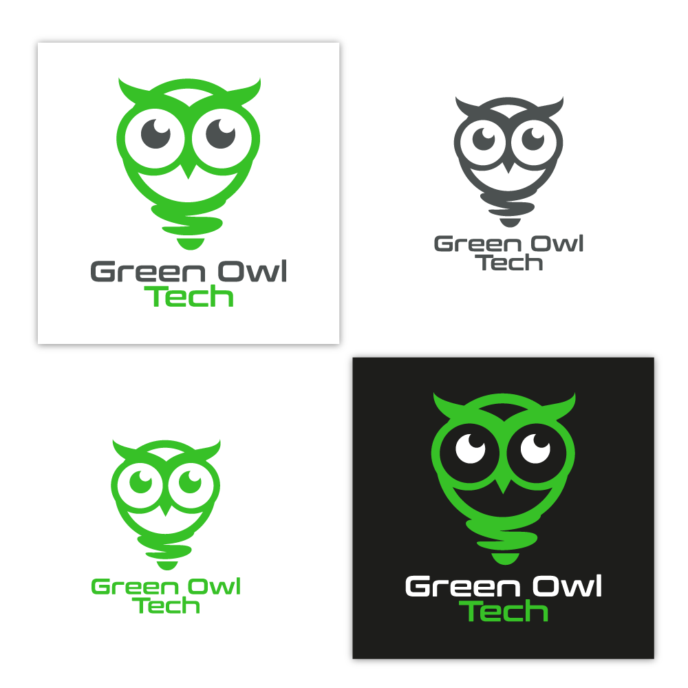 Logo-Design von Gaurldia für Green Owl Tech Recycling | Design #27133811