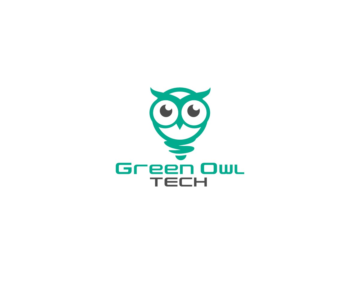 Logo Design by k.a.n for Green Owl Tech Recycling | Design #27141184