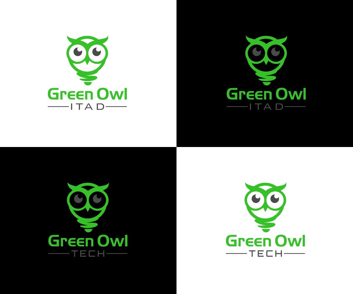 Logo Design by Iris 3 for Green Owl Tech Recycling | Design #27130003