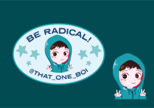 Sticker Design for my Son's memorial | Graphic Design by ammar_ed